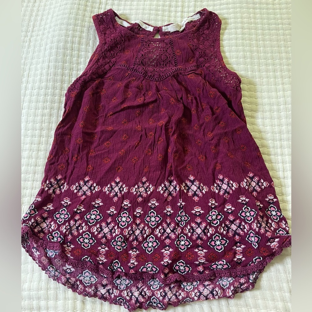 Rewind Maroon Lace Top